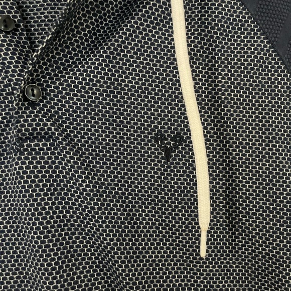 Navy Long Sleeve Men's Scott Ellis Shirt - Picture 3 of 5